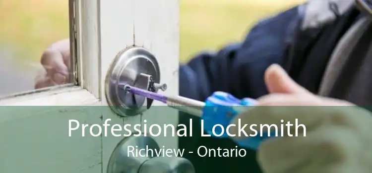 Professional Locksmith Richview - Ontario